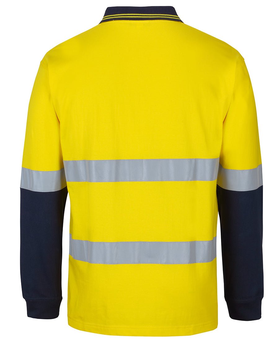 JB'S HI VIS (D+N) L/S COTTON POLO - Kiwi Workgear