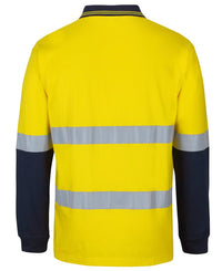 Thumbnail for JB'S HI VIS (D+N) L/S COTTON POLO - Kiwi Workgear