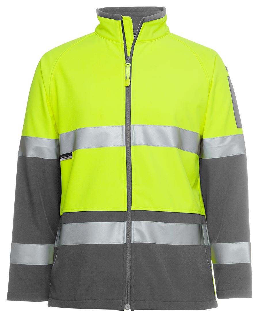 JB's Hi-Vis D/N Softshell Jacket - Kiwi Workgear