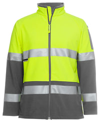 Thumbnail for JB's Hi-Vis D/N Softshell Jacket - Kiwi Workgear