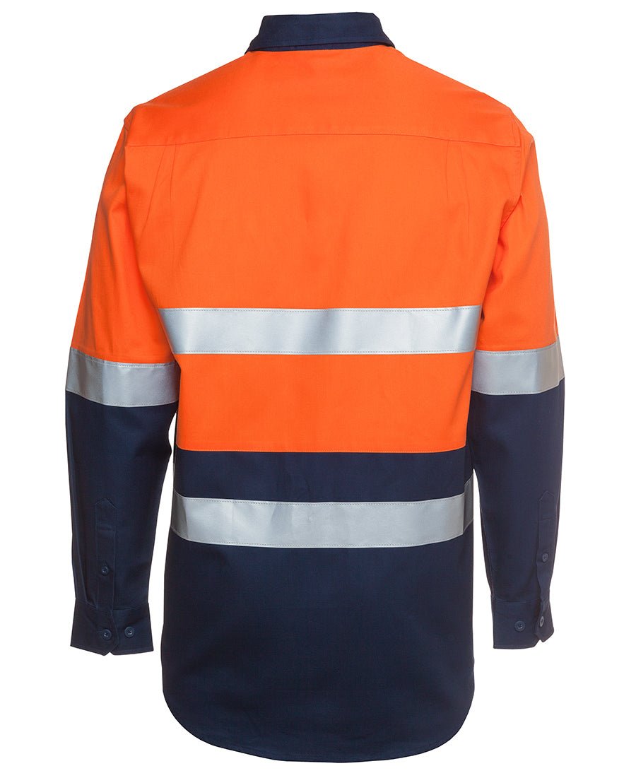 JB's HI VIS L/S (D+N)190G SHIRT - Kiwi Workgear