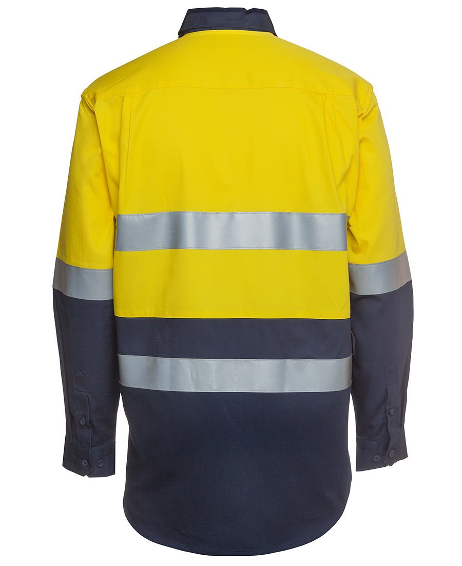 JB's HI VIS L/S (D+N)190G SHIRT - Kiwi Workgear