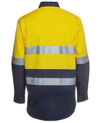 Thumbnail for JB's HI VIS L/S (D+N)190G SHIRT - Kiwi Workgear