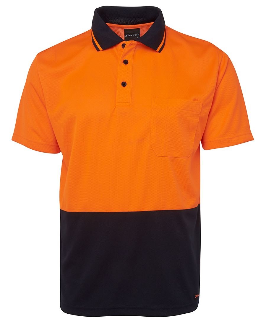 JB's Hi-vis Non-cuff Traditional Classic Polo - Kiwi Workgear