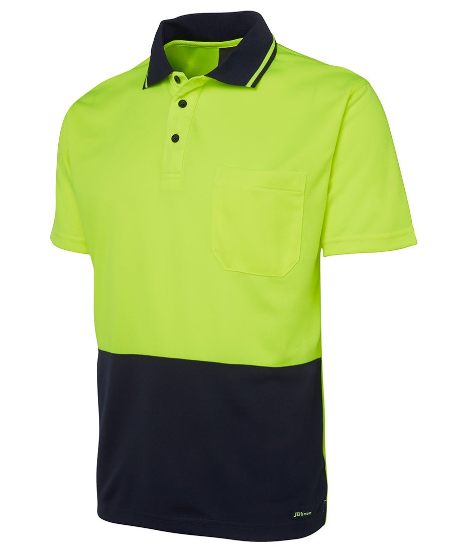 JB's Hi-vis Non-cuff Traditional Classic Polo - Kiwi Workgear