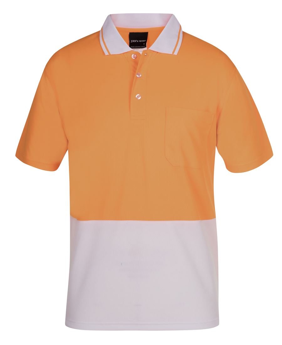 JB's Hi-vis Non-cuff Traditional Classic Polo - Kiwi Workgear