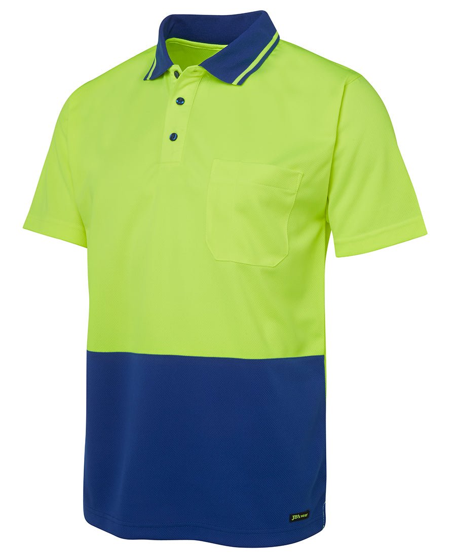 JB's Hi-vis Non-cuff Traditional Classic Polo - Kiwi Workgear