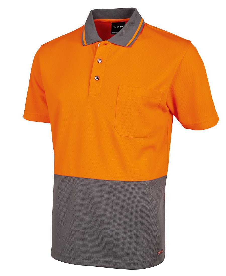 JB's Hi-vis Non-cuff Traditional Classic Polo - Kiwi Workgear