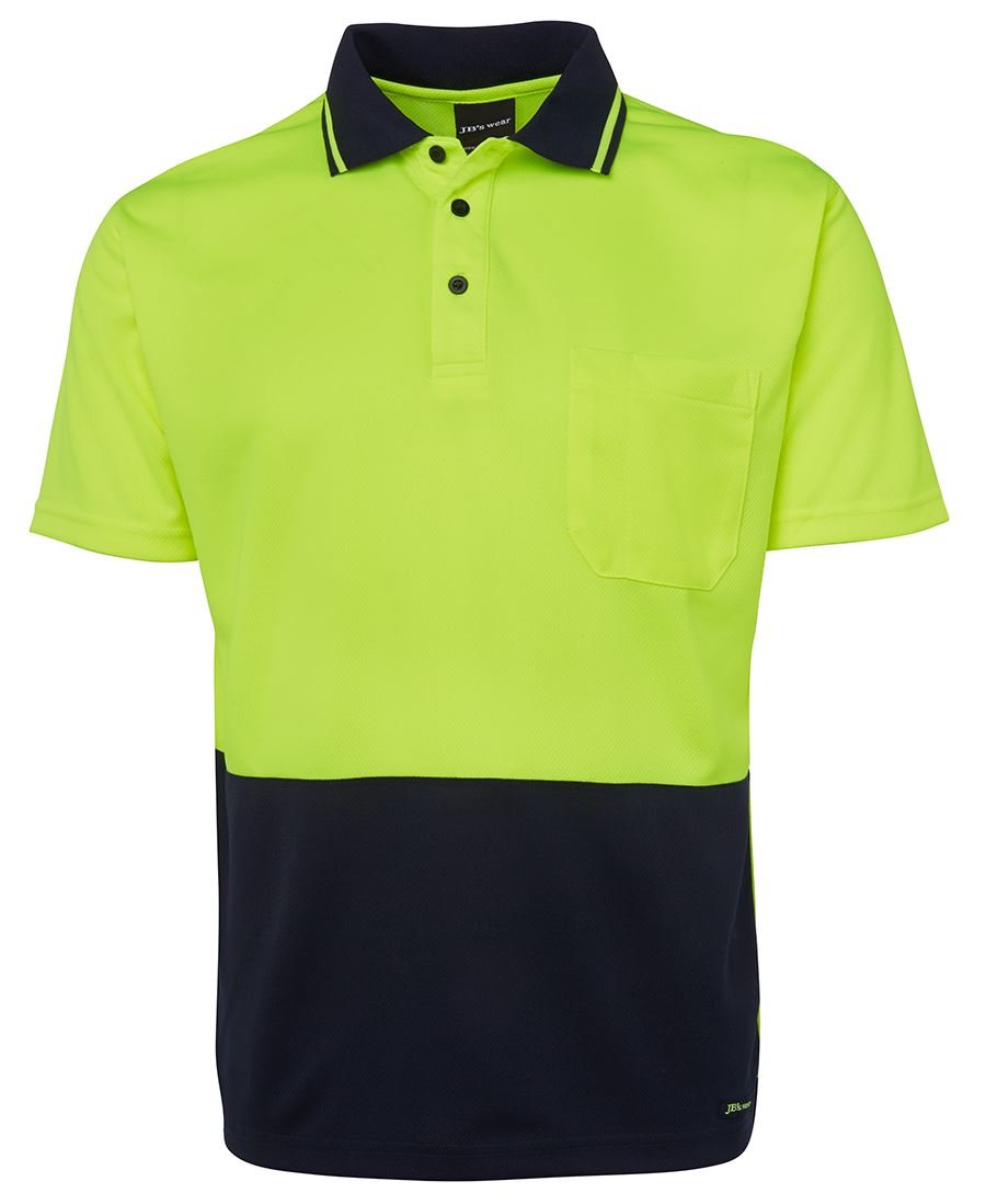 JB's Hi-vis Non-cuff Traditional Classic Polo - Kiwi Workgear