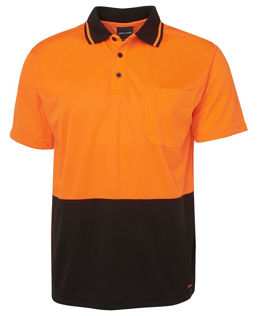 JB's Hi-vis Non-cuff Traditional Classic Polo - Kiwi Workgear