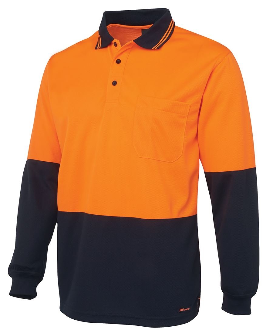 JB's Hi-Vis Polo L/S - Kiwi Workgear