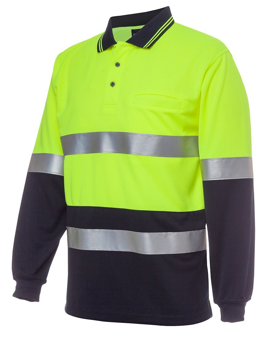 JB's Long-Sleeve Traditional Day/Night Polo - Kiwi Workgear