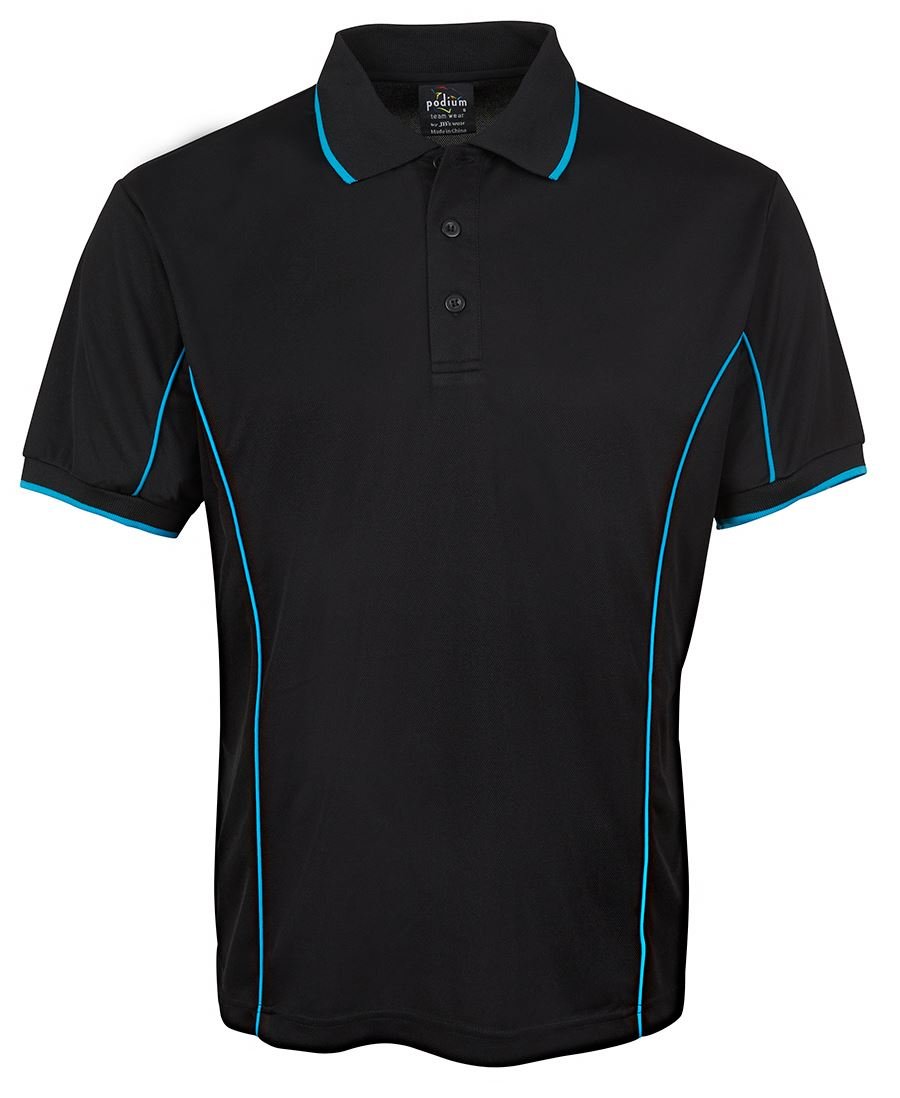 JB's Polo Podium S/S Piping - Kiwi Workgear