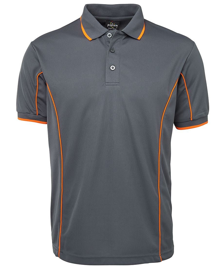 JB's Polo Podium S/S Piping - Kiwi Workgear