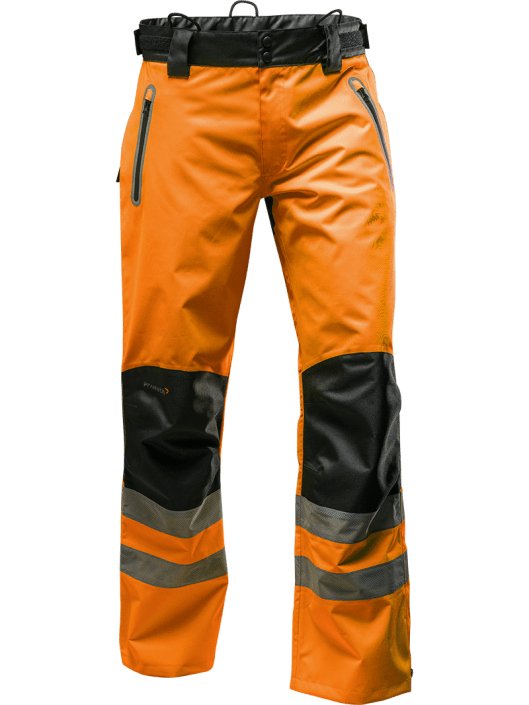 Nanosheild Hi-Vis Sympatex Rain Pants - ORANGE - Kiwi Workgear