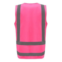 Thumbnail for Pink Classic Safety Vests - Kiwi Workgear