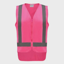 Load image into Gallery viewer, Pink Classic Safety Vests - Kiwi Workgear
