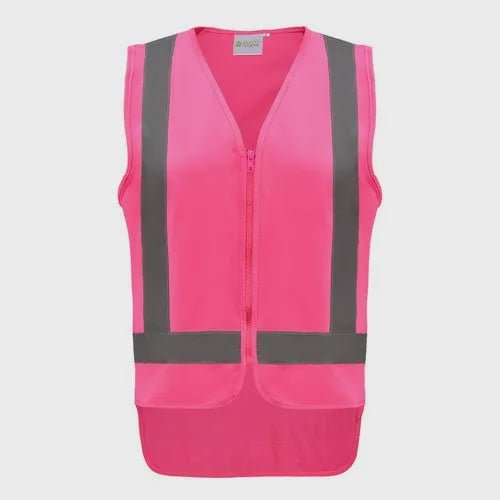 Pink Classic Safety Vests - Kiwi Workgear