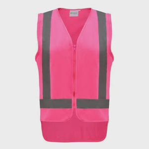 Pink Classic Safety Vests - Kiwi Workgear