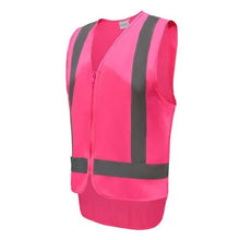 Load image into Gallery viewer, Pink Classic Safety Vests - Kiwi Workgear
