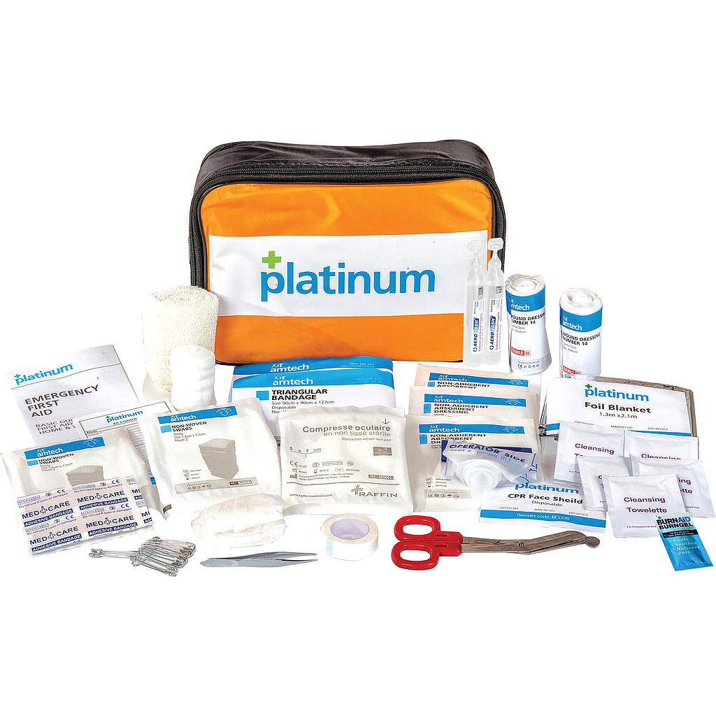 Platiumn Vehicle First Aid Advanced Drivers Kit Softpack - Kiwi Workgear