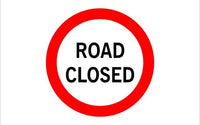 Thumbnail for ROAD CLOSED BANNER 1,200 x 750mm - Kiwi Workgear