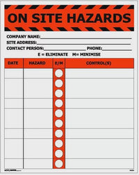 Thumbnail for Sign NOTICE MULTIPLE HAZARD - PVC - Kiwi Workgear