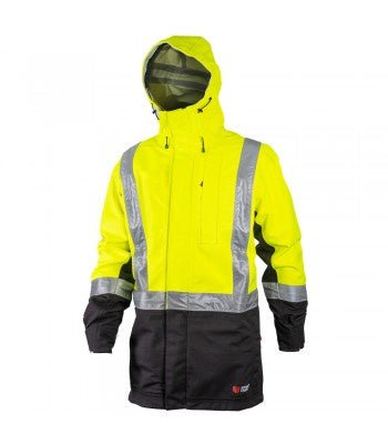 STONEY CREEK HI VIS PIONEER JACKET Yellow / Black - Kiwi Workgear