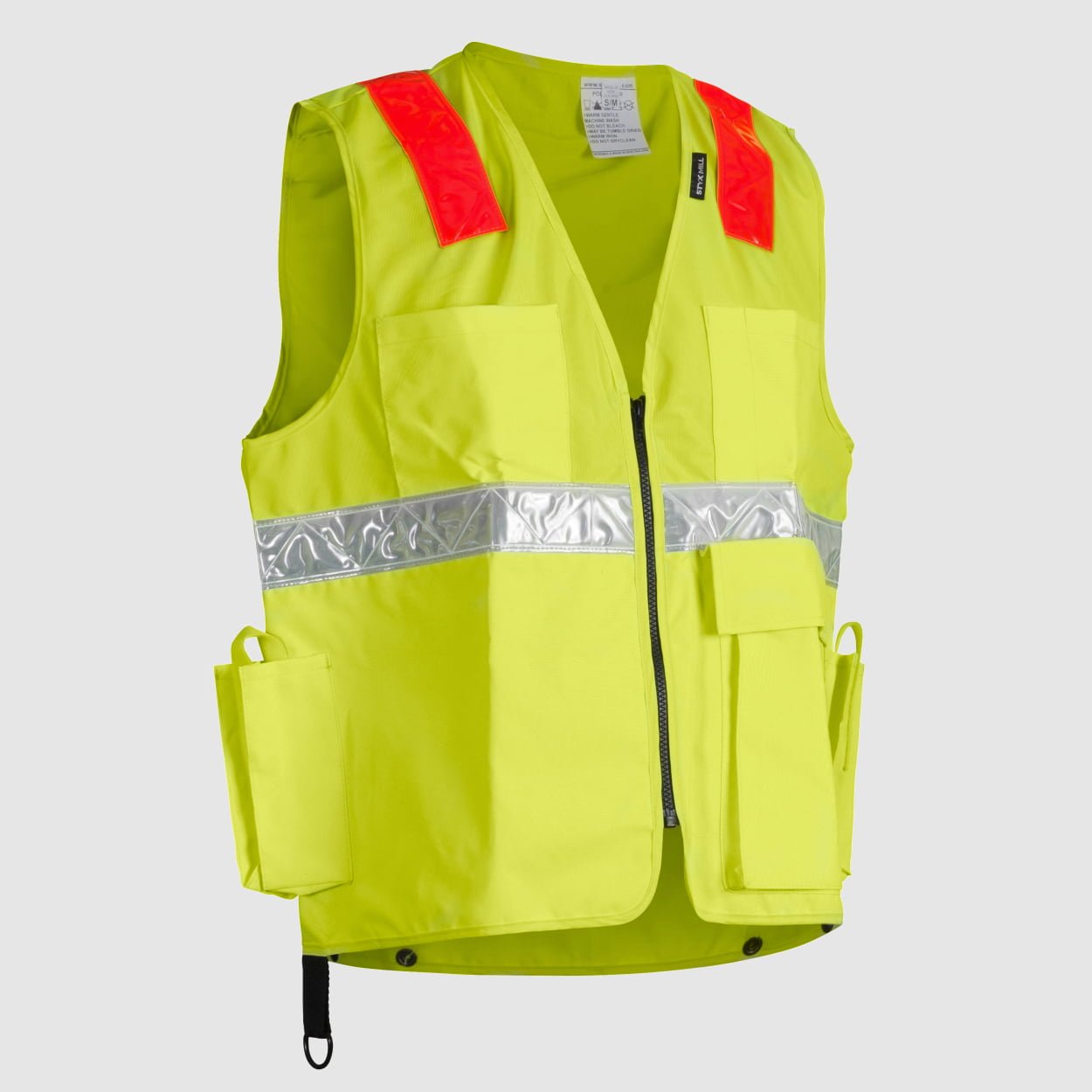 STYX MILL Logmakers Vest Yellow - Kiwi Workgear