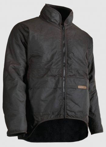 STYX MILL Oilskin Brown - Long Sleeve Jacket - Kiwi Workgear