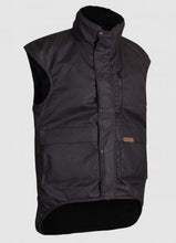 Load image into Gallery viewer, STYX MILL Oilskin Brown Multi Pocket Outdoors Vest - Kiwi Workgear
