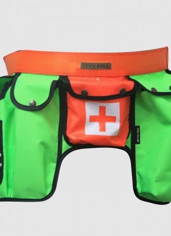 STYX MILL Polyester Multi Pouch Toolbelt - Green - Kiwi Workgear