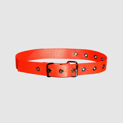 STYX MILL Web Belt with Metal Buckle & Eyelets - Orange - Kiwi Workgear