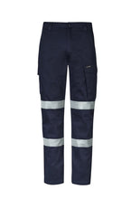 Load image into Gallery viewer, Syzmik Mens Essential Stretch Taped Cargo Pant (Navy) - Kiwi Workgear
