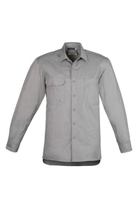 Thumbnail for Syzmik Men's Light-Weight L/S Tradie Shirt - Kiwi Workgear