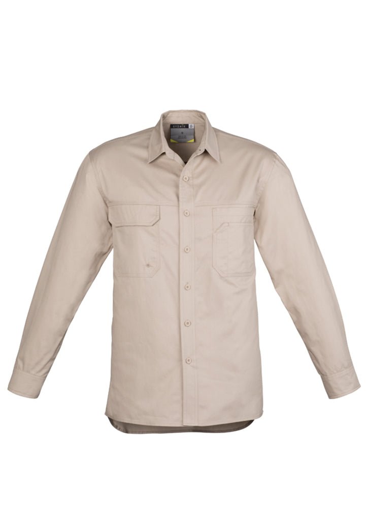 Syzmik Men's Light-Weight L/S Tradie Shirt - Kiwi Workgear