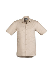 Thumbnail for Syzmik Men's Light-Weight S/S Tradie Shirt - Kiwi Workgear