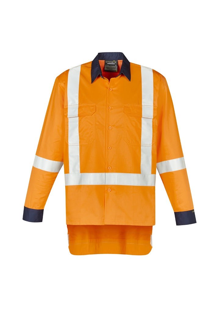 Syzmik Mens TTMC-W17 X Back Work Shirt - Kiwi Workgear