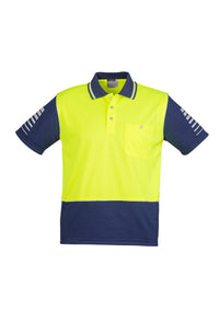 Thumbnail for Syzmik Men's Zone Polo - Kiwi Workgear