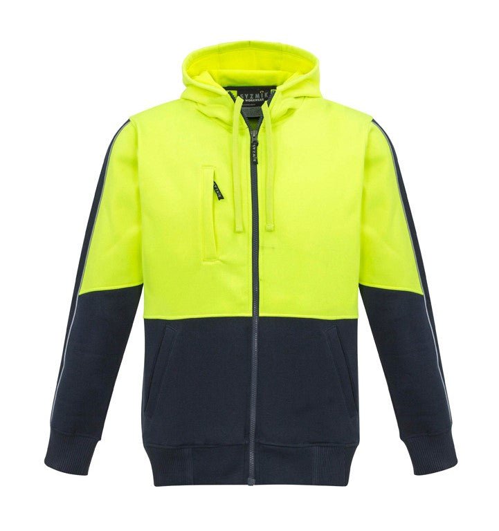 Buy Syzmik Unisex Hi-Vis Full Zip D/O Hoodie - Workwear NZ | JACKET... - Syzmik - Image 3 - Kiwi Workgear NZ